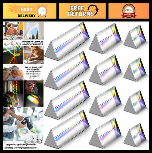 Pcs clear triangular prism - clear,
