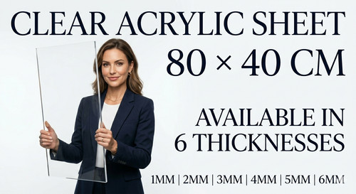 High clarity acrylic - high, sheet