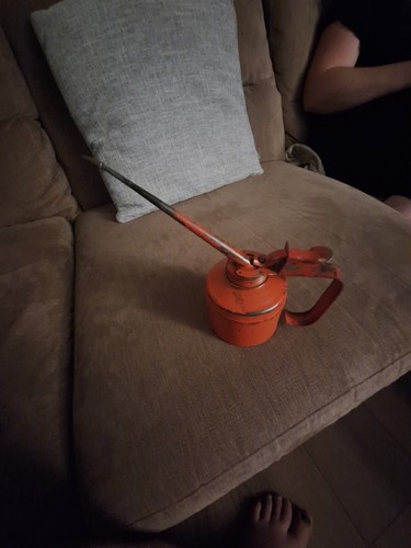 Vintage red wesco thumb pump - red, thumb-pump