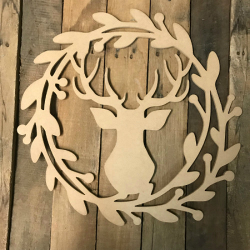 Wooden christmas wreath - christmas, wreath,