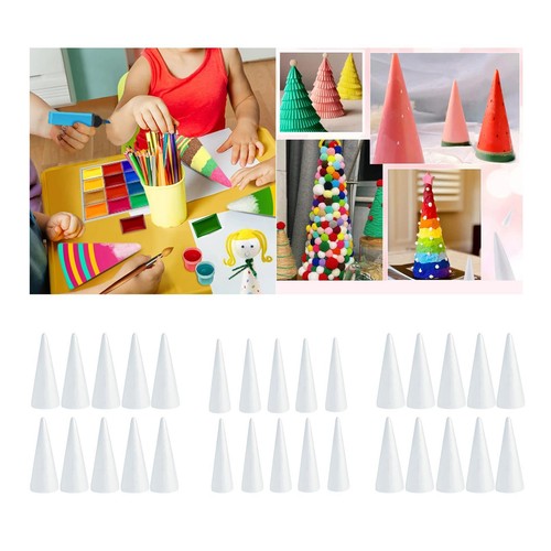 10pcs craft foam cones - craft,