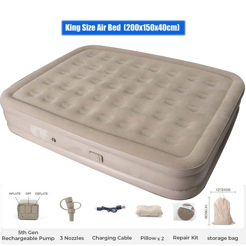 Double high raised inflatable - double,