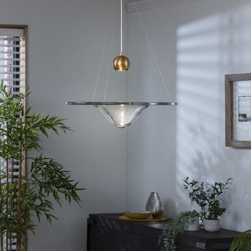 Large contemporary drop glass - contemporary,