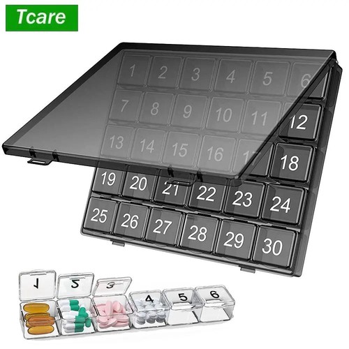 Monthly pill organiser day - organiser,