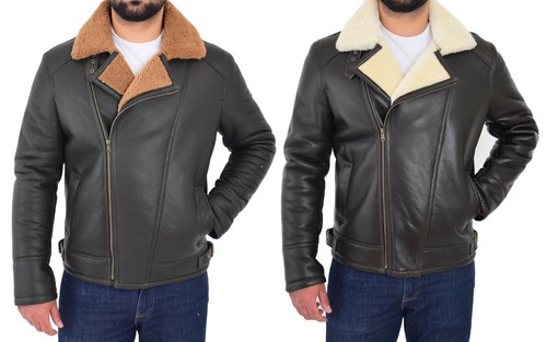 Mens real sheepskin - sheepskin, flying