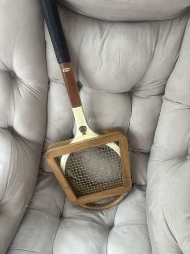 Three vintage tennis - three, rackets