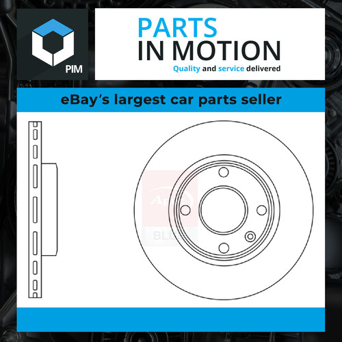 Brake discs pair vented - 2x,