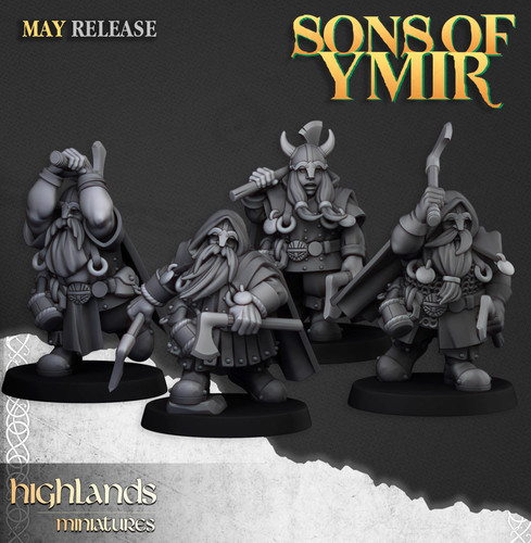 Dwarf throwing axe rangers - dwarf,