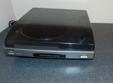 Sony PS-J20 Stereo Turntable System Automatic 33 & 45 RPM Compact Size Silver