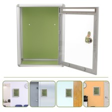  Suggestion Box with Slot and Lock Clear for Wall Locking Donation Boxes Money