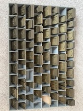 Gravograph full brass large Single line block Caps 25m & 15mm