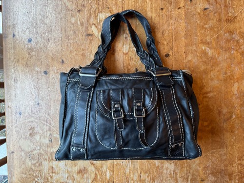 Fossil dark navy leather - navy,