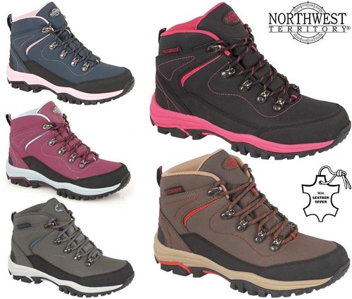 Ladies womens leather walking - ladies,