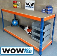 Heavy Duty Workbench Industrial Steel Work Bench station garage workshop NEW