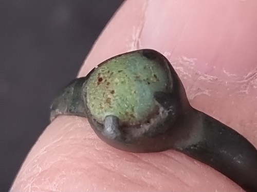 Medieval bronze ring - , lovely