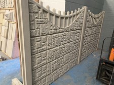 Concrete Fence Post. Boarders