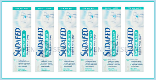 Sudafed natural relief - 6x,
