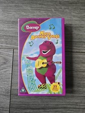 Barney More Barney Songs vhs 55mins 23 Songs Rare 