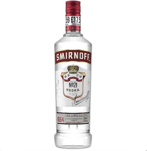 Smirnoff vodka 70cl - 21,