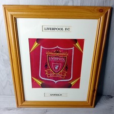 LIVERPOOL FC ANFIELD  2000 WALL PICTURE RARE RETRO SOCCER Y2K