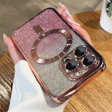Plating Gradient Glitter Case