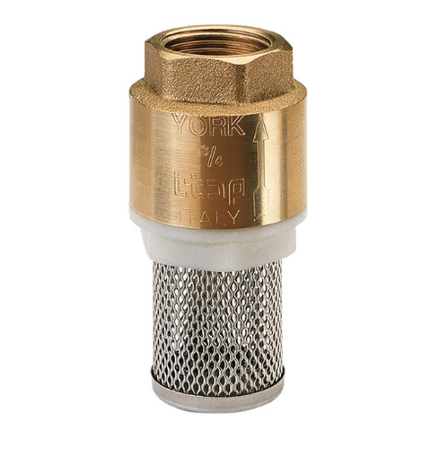 Brass check foot valve with - check,