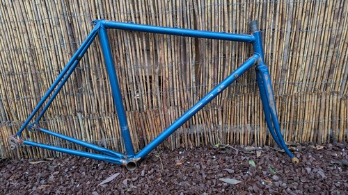 Steel road bike frame - steel, fork