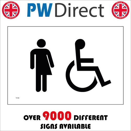 Sign trans disabled toilet - trans,