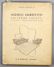 Mobili Imbottiti  Italian chairs textiles works by Gio Ponti Carlo Mollino