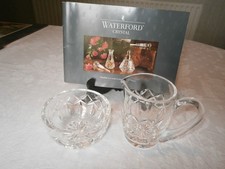WATERFORD CRYSTAL SUGAR BOWL &
