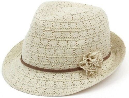 Womens crushable lace trilby - crushable,