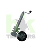 60mm Heavy Duty Folding Jockey Wheel, with fixed clamp bracket, Maypole 300kg