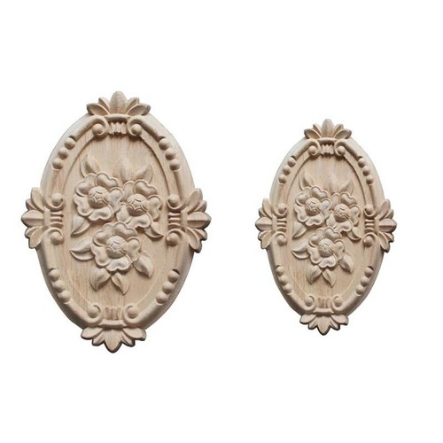 Wooden carved applique - carved,
