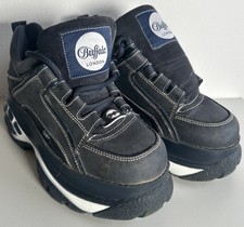 Buffalo London Navy Leather