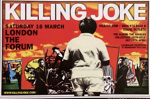 Killing joke gig advert - killing,