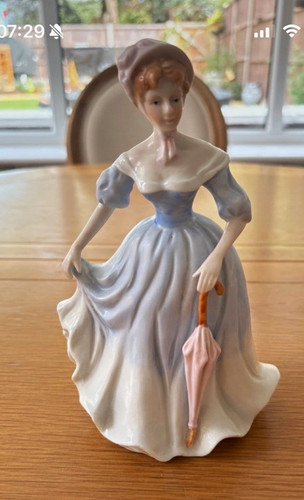 Porcelain emma woman figurine - emma,
