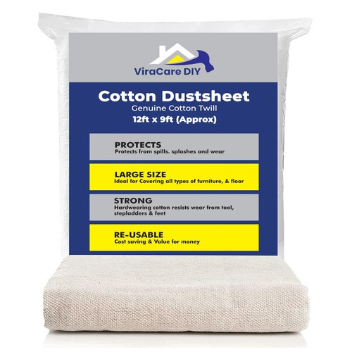 Cotton dust sheets - sheets, 12'x9'