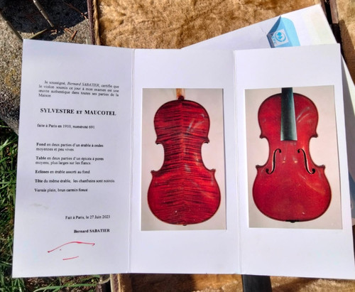 French violin by - french,