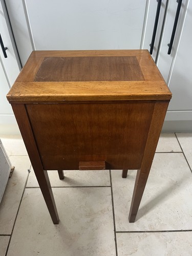Antique wooden sewing table - wooden,
