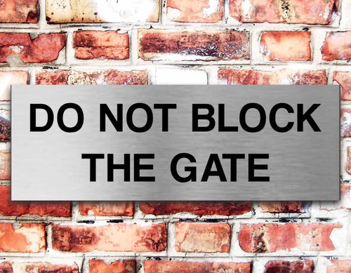 Not block the - block,