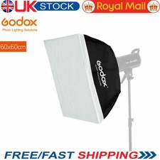Godox 60*60cm Softbox Bowens Mount softbox for Studio Strobe Lighting Bulb Flash