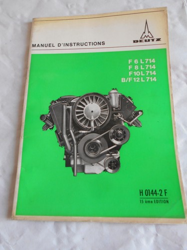 Deutz engine owners - , handbook