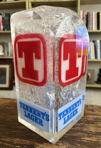 Tennnents lager ice block - lager, font