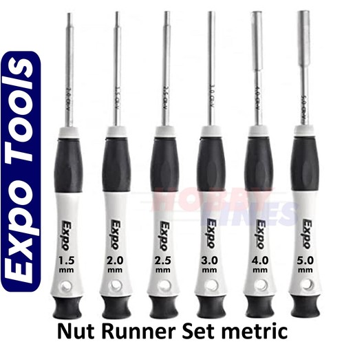 Nut spinner set - runner, 6pc