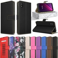 For Alcatel 1 (2021) ‎5033DR Case, Slim Leather Wallet Flip Phone Case Cover