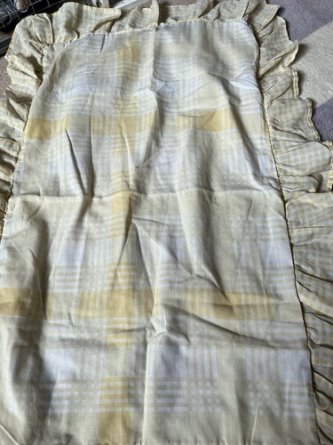 Yellow gingham check - x,
