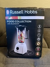 Russell Hobbs Food Collection Jug Blender 2-Speed 1.5L 400W White