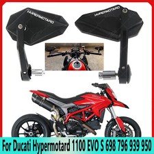 For Ducati Hypermotard 1100 EVO 698 796 939 950 Handle Bar End Mirrors Rearview