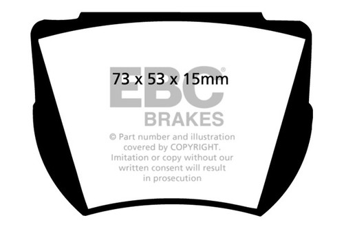 Ebc yellowstuff front brake - yellowstuff,