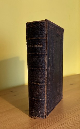 1864 antique holy bible kjv - bible,